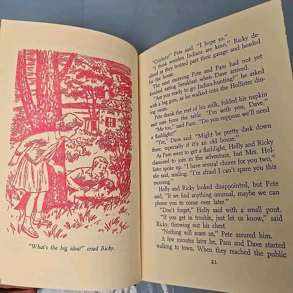 VINTAGE The Happy Hollisters and the The Whistle-Pig Mystery Book‎ Jerry West
